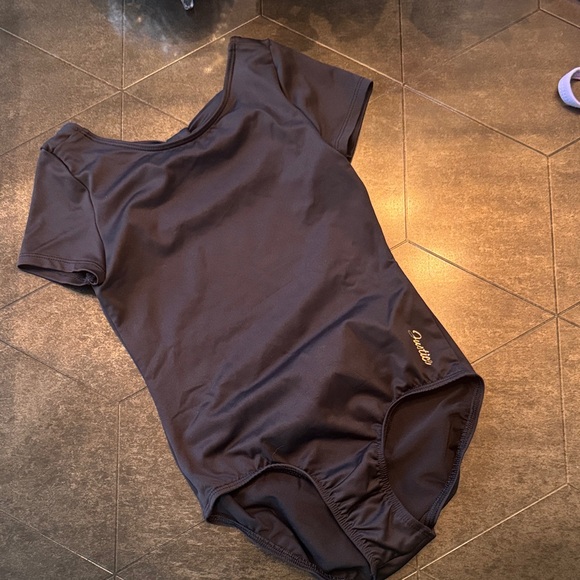 Justice Black Kids One Piece leotard ⭕️2 for $15⭕️ - Picture 2 of 6